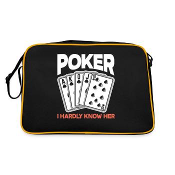 Poker Player Poker Player Poker Gift - Retro Bag - black/gold - Back