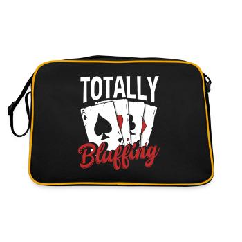 Poker Player Poker Player Poker Gift - Retro Bag - black/gold - Back