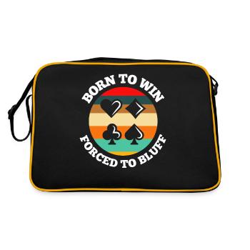 Poker Player Poker Player Poker Gift - Retro Bag - black/gold - Back