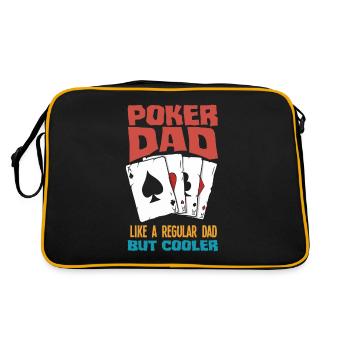 Poker Player Poker Player Poker Gift - Retro Bag - black/gold - Back