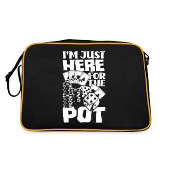 Poker Player Poker Player Poker Gift - Retro Bag - black/gold - Back