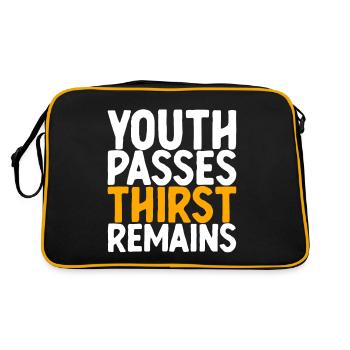 Youth Passes Thirst Remains - Retro Bag - black/gold - Back