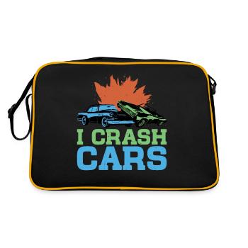 I Crash Cars 6 - Retro Bag - black/gold - Back