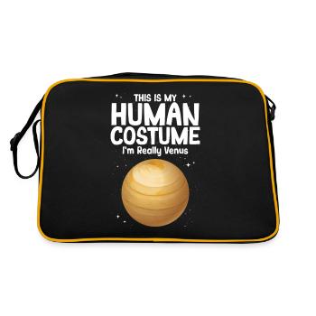 Venus - Retro Tasche - Schwarz/Gold - Hinten
