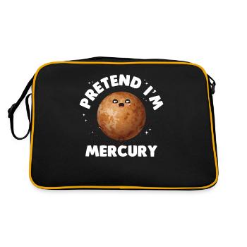 Mercury - Retro Bag - black/gold - Back