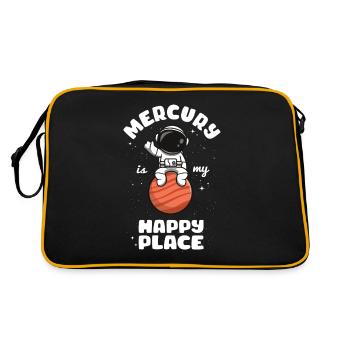 Mercury - Retro Bag - black/gold - Back
