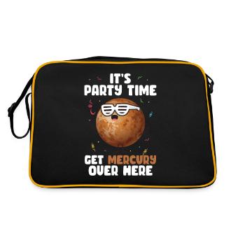 Mercury - Retro Bag - black/gold - Back