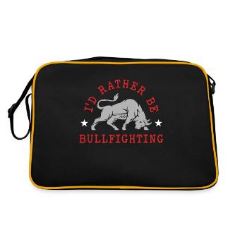 La tauromachie je préfère être un torero clown de rodéo - Sac Retro - noir/or - Dos