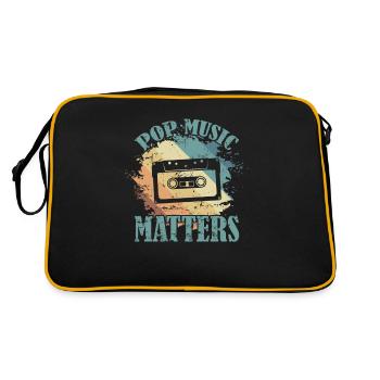 Pop Music Matters R’n’B Singer Stars - Sac Retro - noir/or - Dos