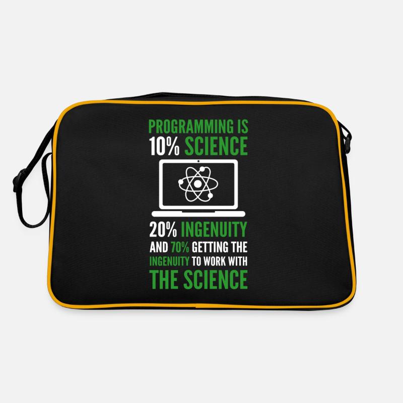 La programmation est Science Computer Developer Coding Sac Retro