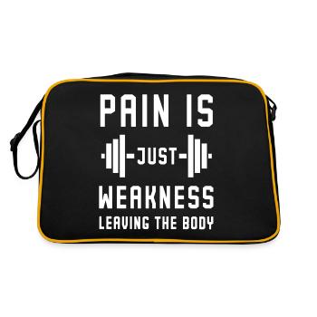 Tenue de culturiste Weightlifting Quotes - Sac Retro - noir/or - Dos