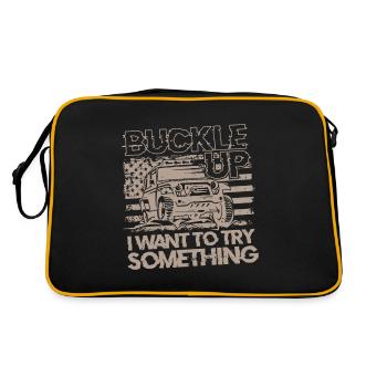 Monster Truck Racer Off Road Racing Lifestyle Gesc - Sac Retro - noir/or - Dos