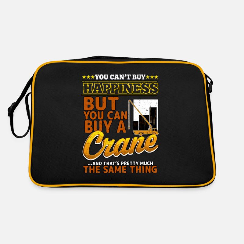 Crane operator crane gift Retro Bag