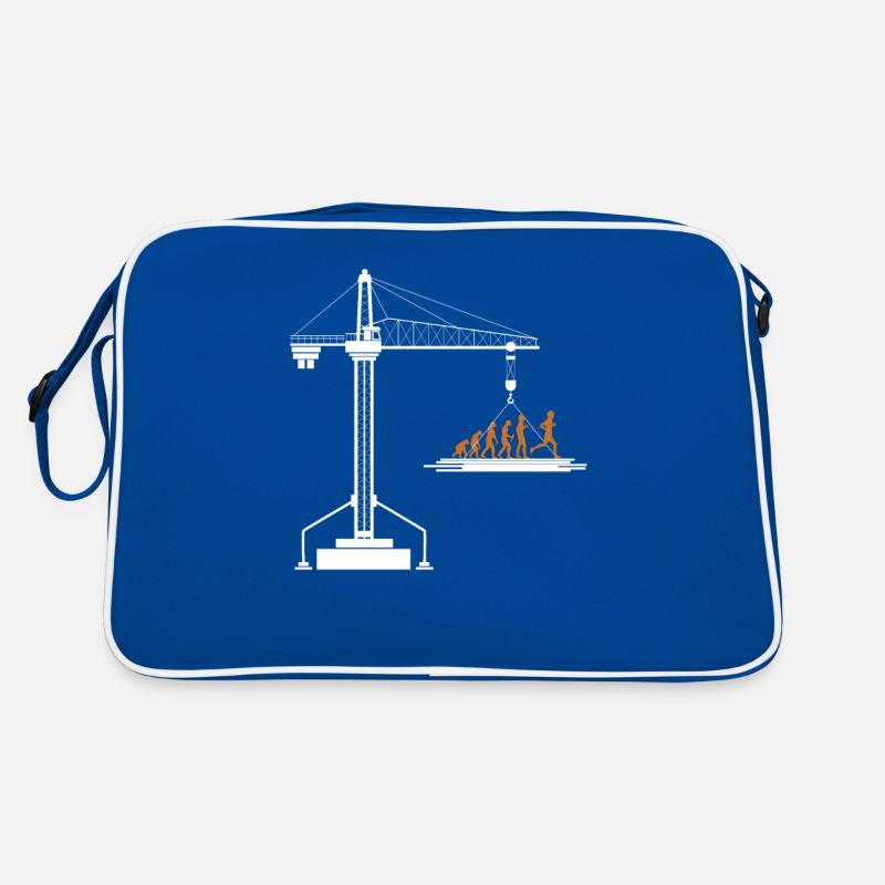 Kranführer Kran Geschenk Retro Tasche