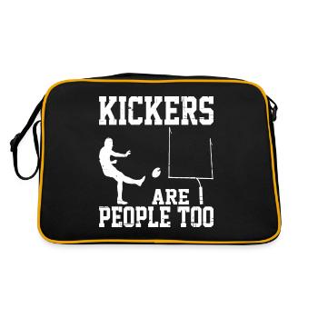 Kickers Are People Too 31 - Retro Bag - black/gold - Back