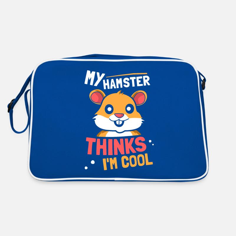 Mon hamster pense que je suis un propriétaire d’animal cool Sac Retro