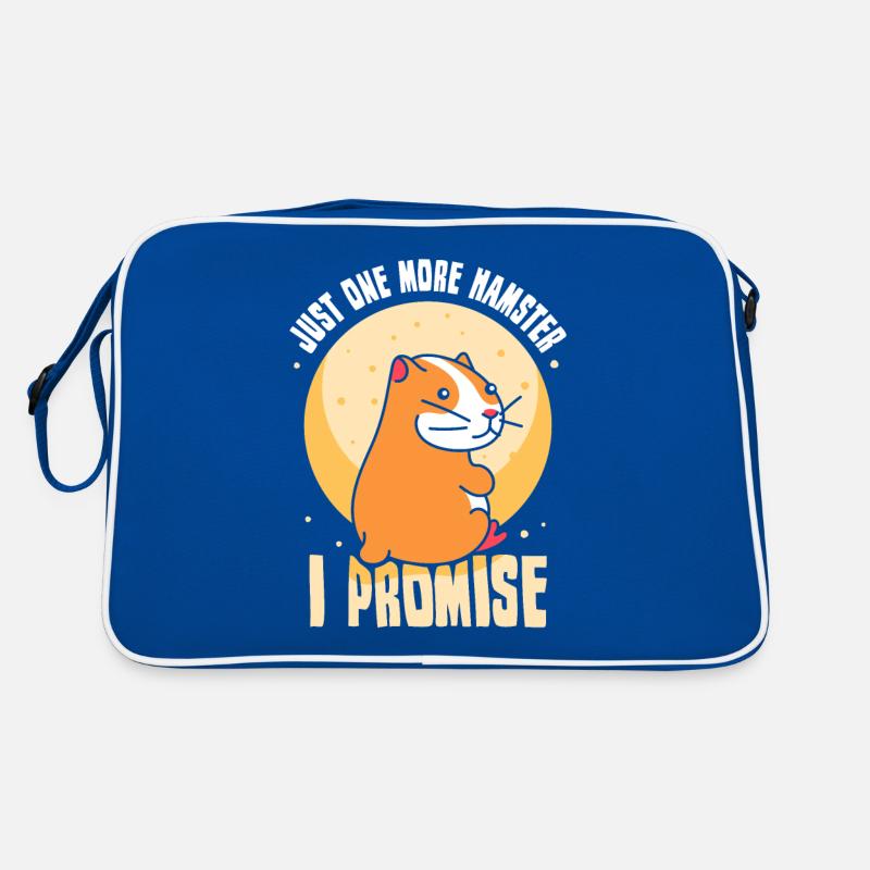 Nur Noch Ein Hamster Versprochen Haustier Besitzer Retro Tasche