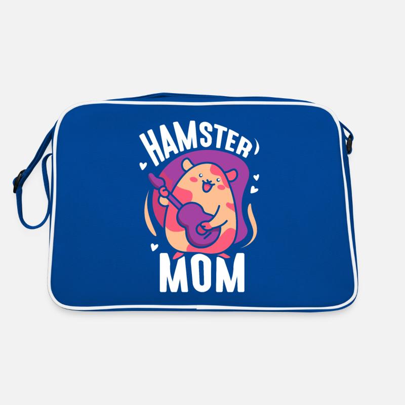 Hamster Mom Owner Cute Pet Retro Bag