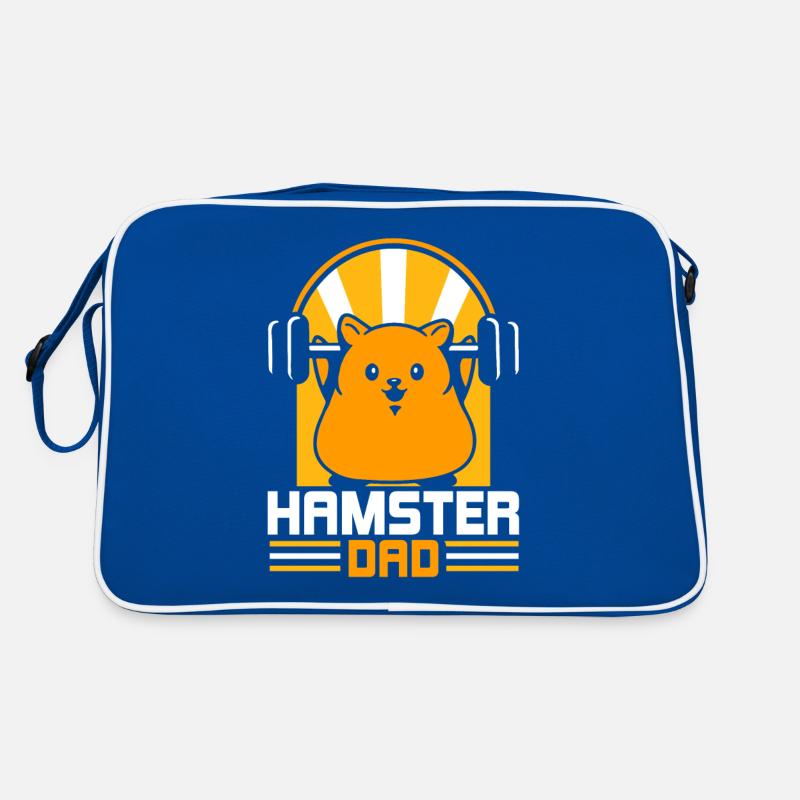 Hamster Papa Mignon Propriétaire d’animal de compagnie Sac Retro