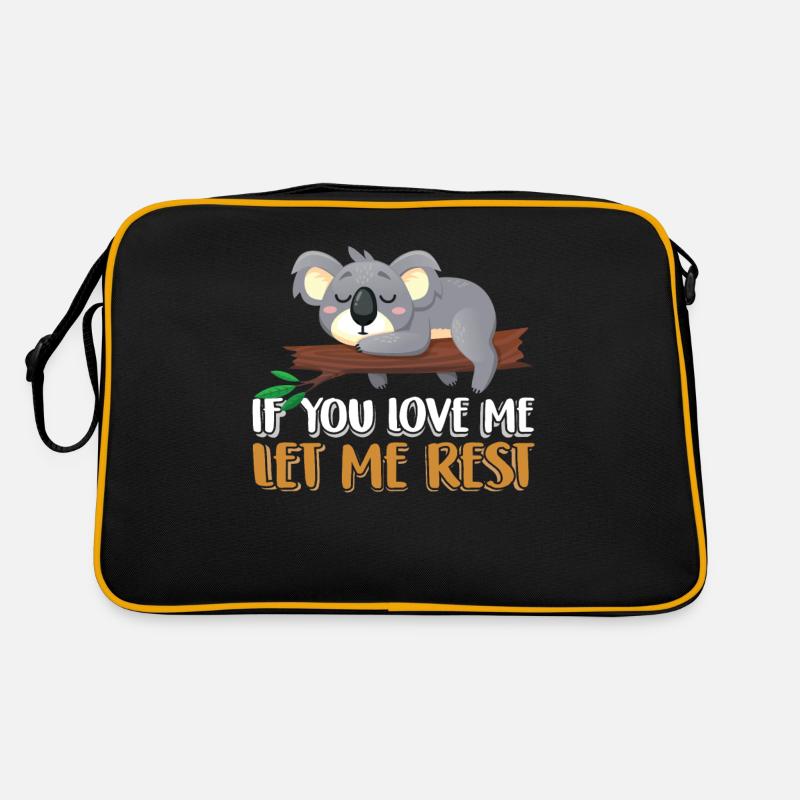 Wenn Du Mich Liebst Lass Mich Ruhen Koalas Koala Retro Tasche