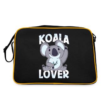 Koala Lovers Cute Koala Bear Animal Koalas - Retro Bag - black/gold - Back