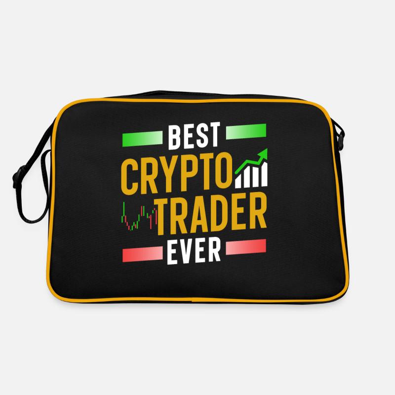 Bester Krypto Trader Aller Zeiten Crypto Traden Retro Tasche