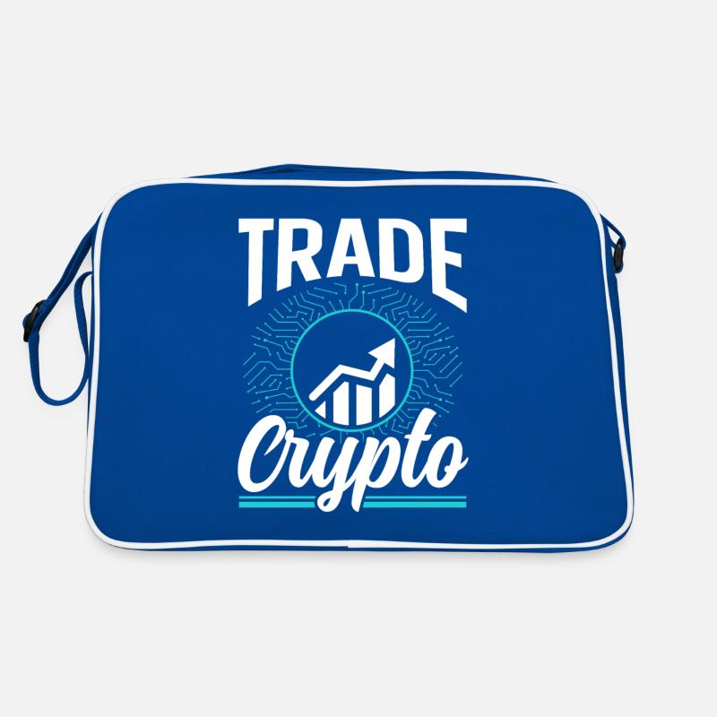 Krypto Handeln Trader Trading Crypto Traden Retro Tasche
