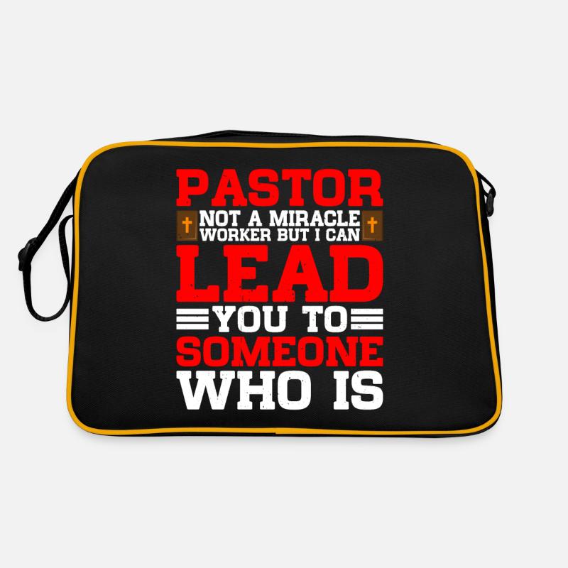 Pastor, Not A Miracle Worker 5 Retro Tasche