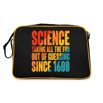 Science, taking all the fun out of guessing 11 - Retro Bag - black/gold - Back