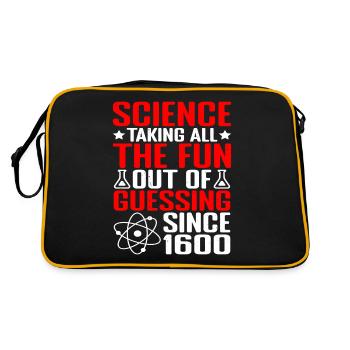Science, Taking All The Fun Out Of Guessing 9 - Retro Bag - black/gold - Back