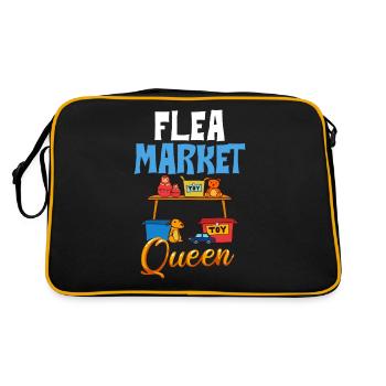 Flea Market Flea Market Funny Articles Market - Retro Bag - black/gold - Back