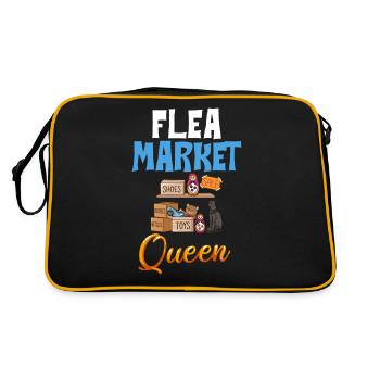 Flea Market Flea Market Funny Articles Market - Retro Bag - black/gold - Back