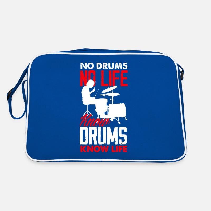 Drums Drummer Gift Sac Retro