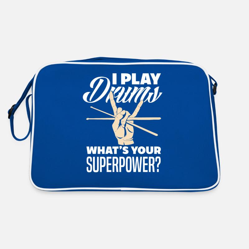 Drums Drummer Gift Sac Retro