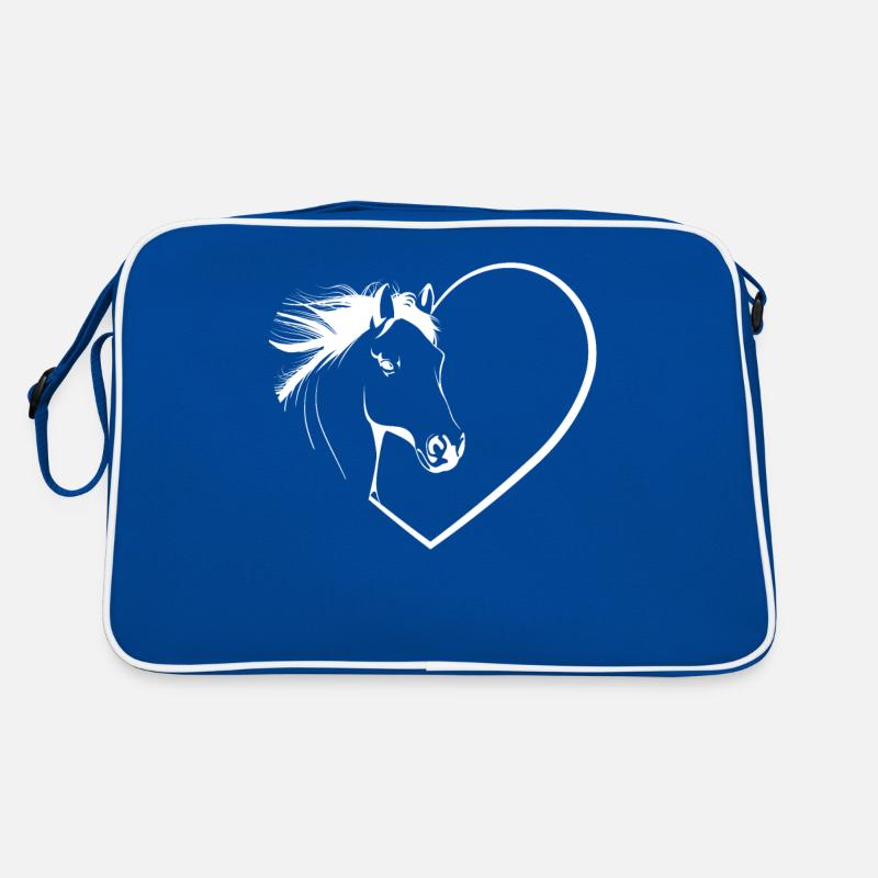 Cœur Cheval Sac Retro