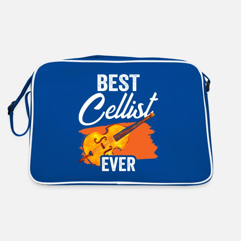Bester Cellist Aller Zeiten Musiker Cello Cellos Retro Tasche
