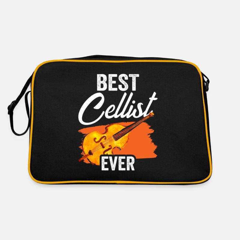 Meilleur violoncelliste de tous les temps Musicien Violoncelle Violoncelle Sac Retro