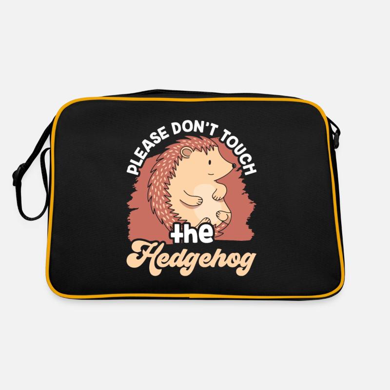 S’il vous plaît ne touchez pas le hérisson Pet mignon Sac Retro