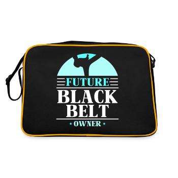 Future Black Belt Holder Black Belt - Sac Retro - noir/or - Dos