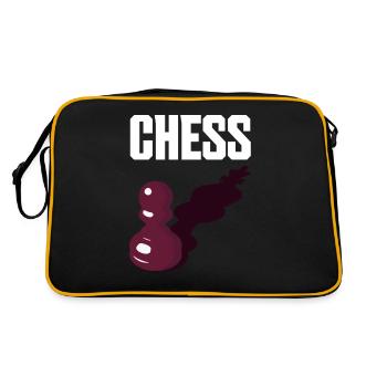 Pièce de pion d’échecs - Sac Retro - noir/or - Dos