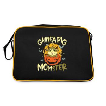 Cochon d’Inde Momster Halloween Cochon d’Inde - Sac Retro - noir/or - Dos