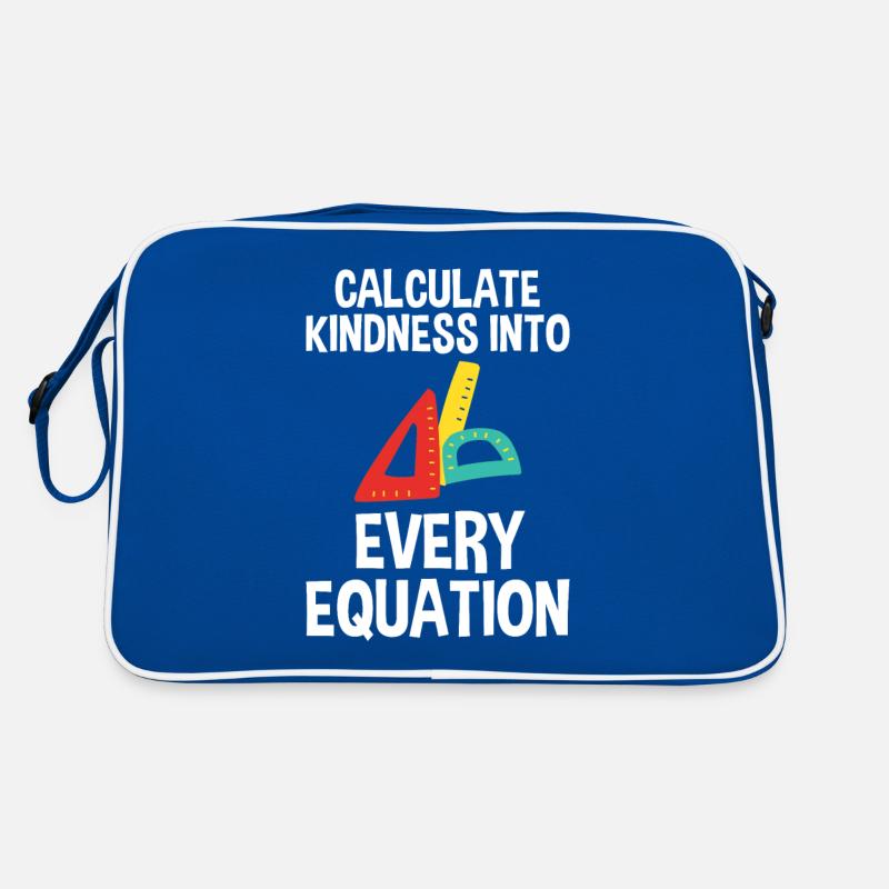 Calculate Kindness Into Every Equation 2 Retro Tasche