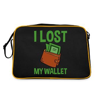 I Lost My Wallet 4 - Retro Bag - black/gold - Back