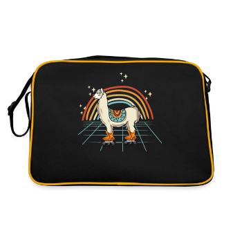 Inline Skating Inline Skating Gift - Retro Bag - black/gold - Back