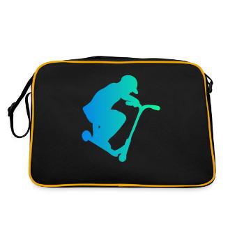 Scooter Scooter Scooter Cadeau - Sac Retro - noir/or - Dos