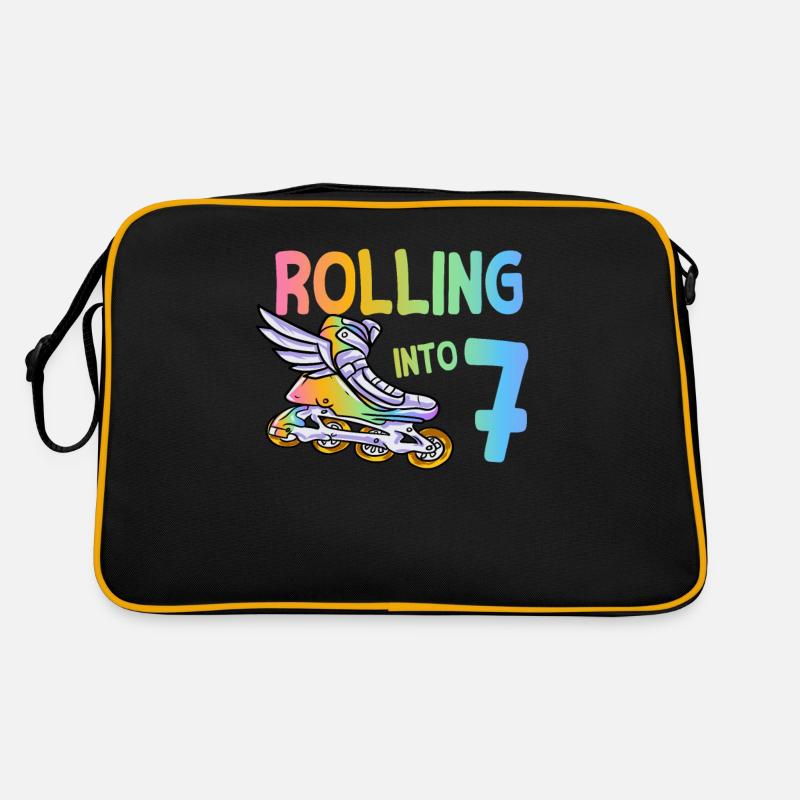 6th Birthday Inline Skating Retro Bag