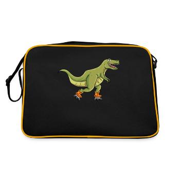 Inline Skating Inline Skating Gift - Retro Bag - black/gold - Back