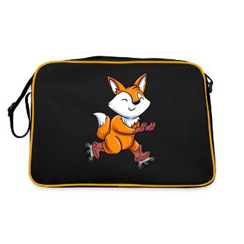 Inline Skating Inline Skating Gift - Retro Bag - black/gold - Back
