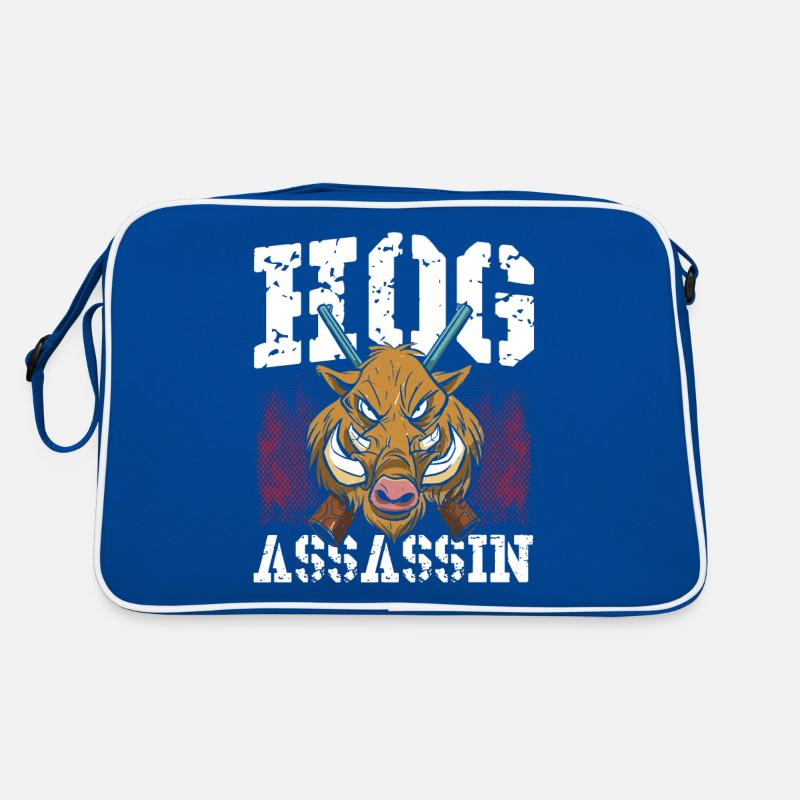 Hog Assassin Hog Hunting Wild Boar Hunter Retro Bag