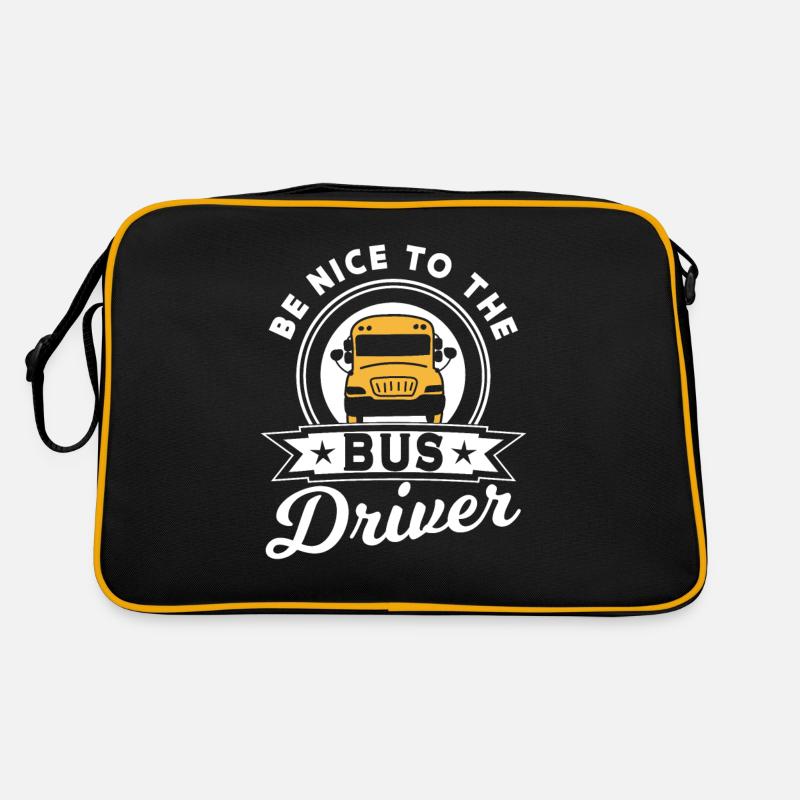 Sei Nett Zum Busfahrer Busfahren Reisebus Retro Tasche